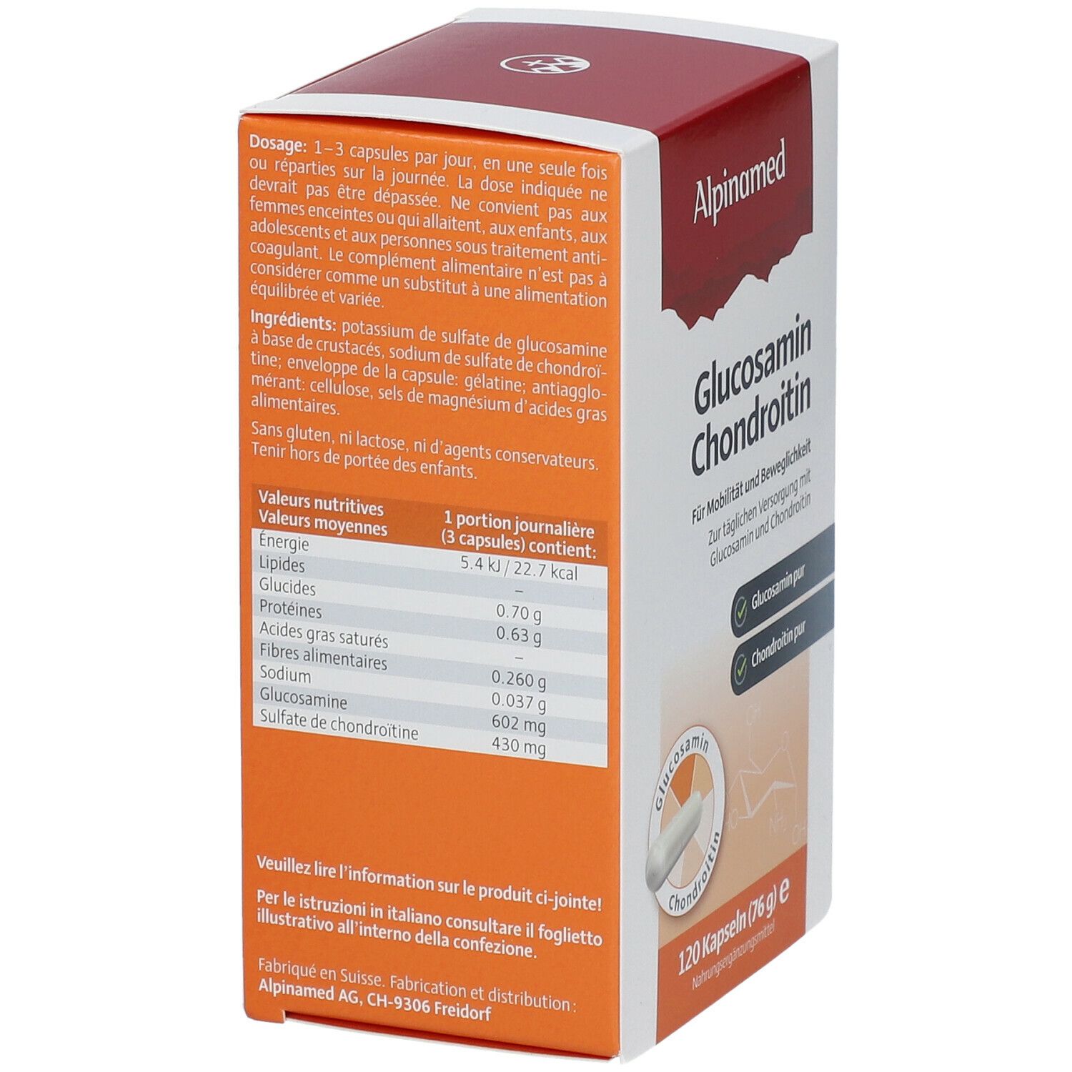 Alpinamed Glucosamin Chondroitin 120 St Kapseln