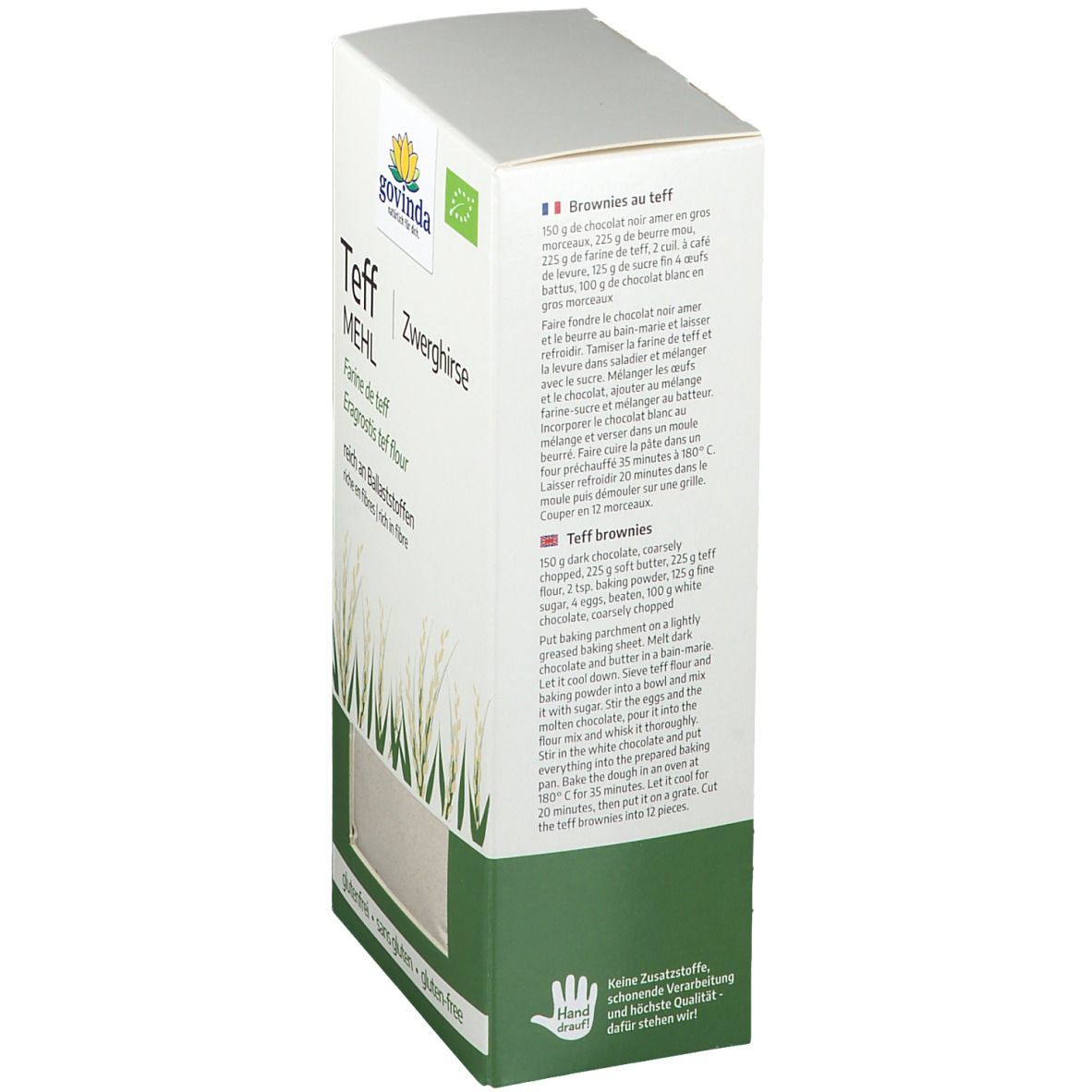 Govinda Bio Teff-Mehl 450 g Pulver