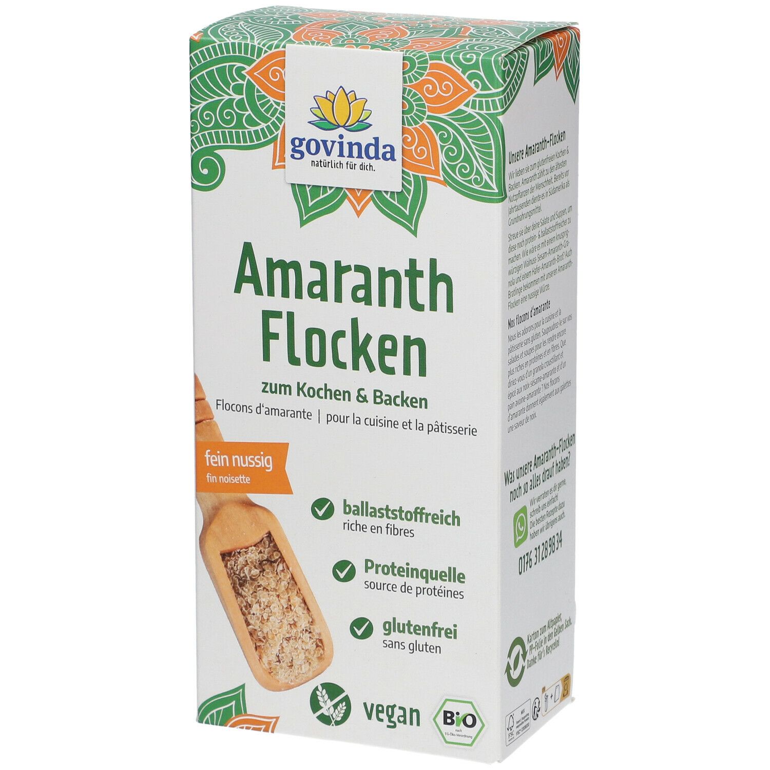 Govinda Bio Amaranthflocken 350 g Sonstige