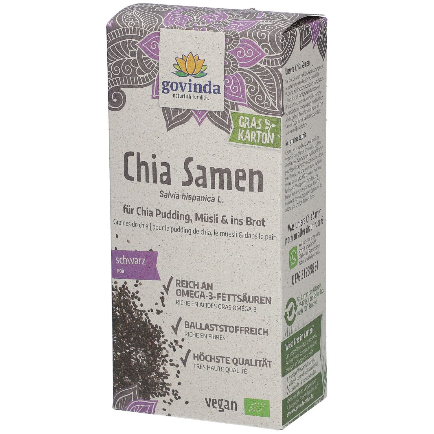 Govinda Bio Chia-Samen 450 g Samen