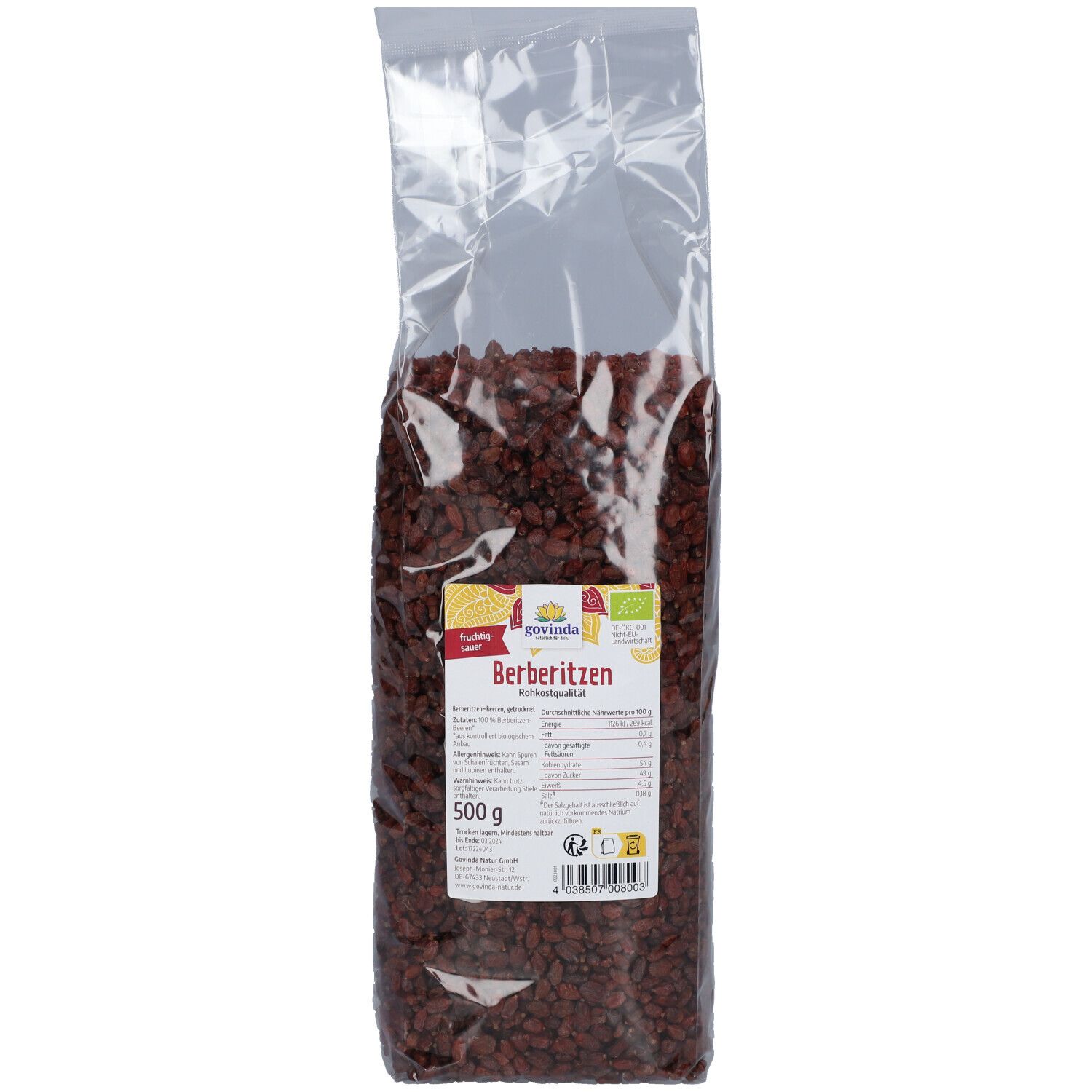 Govinda Bio Berberitzen 500 g Sonstige