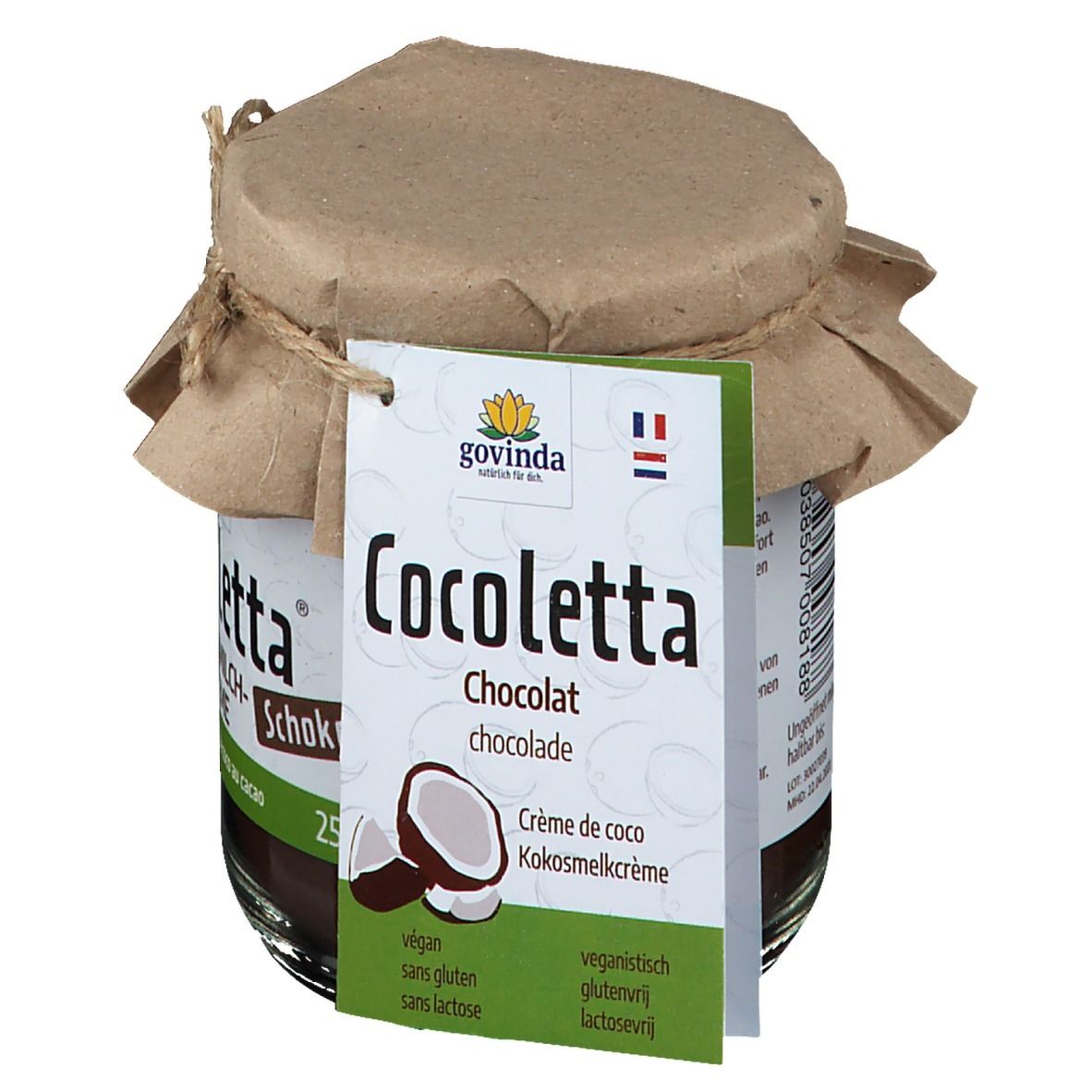 Govinda Bio Cocoletta Kokosmilch-Creme, Schoko