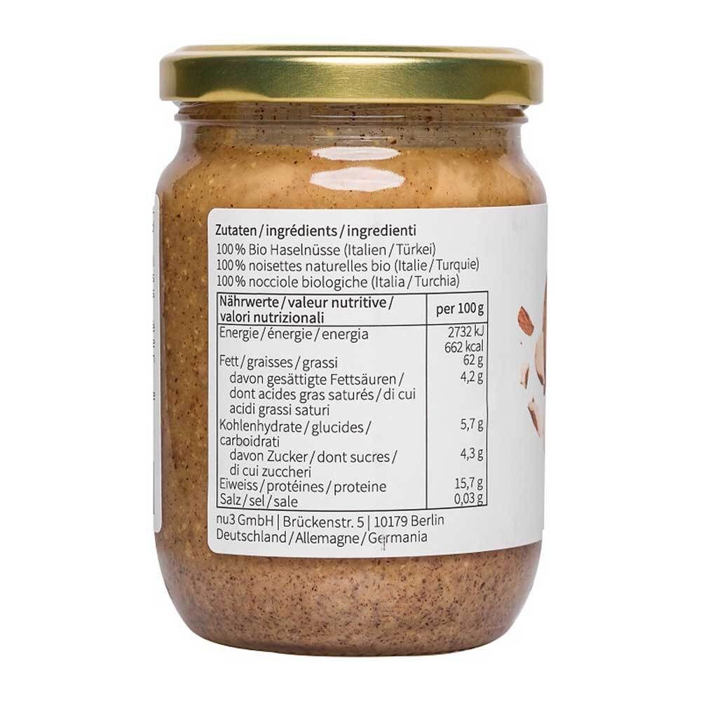 nu3 Bio Haselnussmus, vegan