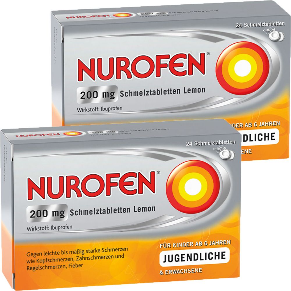 NUROFEN® 200 mg Schmelztabletten Lemon bei Kopfschmerzen