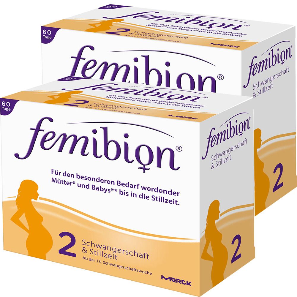 Femibion® 2 Schwangerschaft + Stillzeit Doppelpack