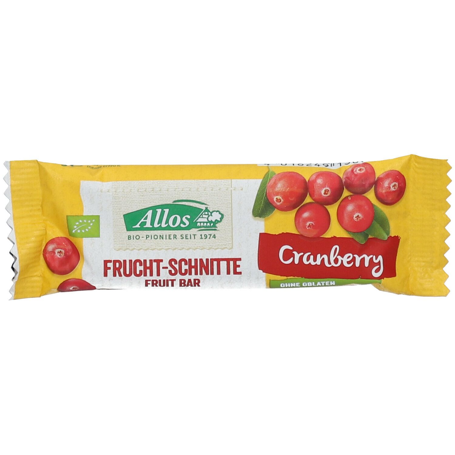 Allos Bio FRUCHTSCHNITTE, Cranberry