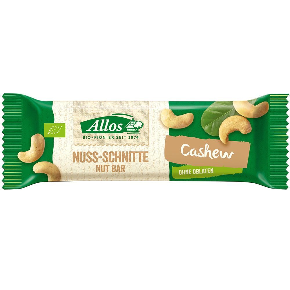 Allos Bio NUSS-SCHNITTE, Cashew