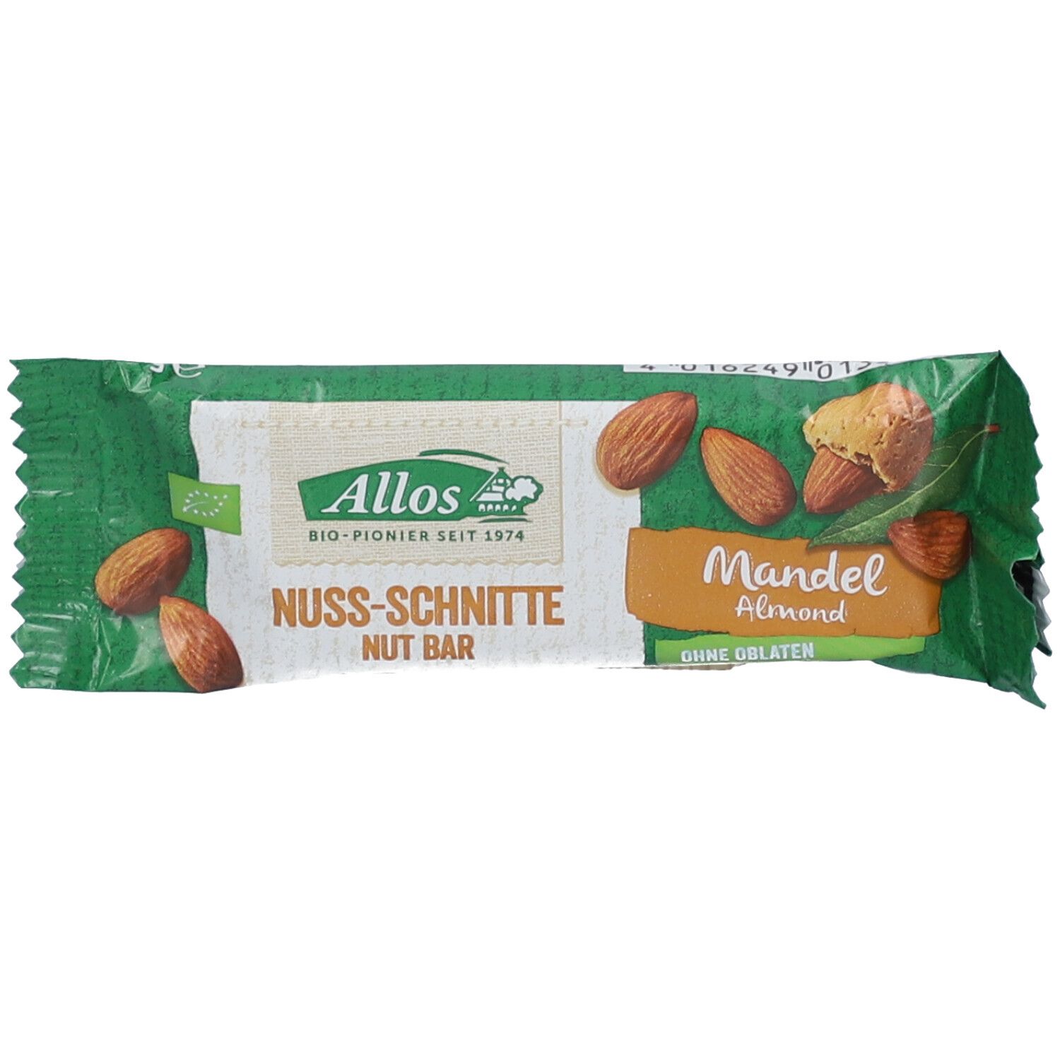 Allos Bio Nuss-Schnitte, Mandel 30 g Riegel