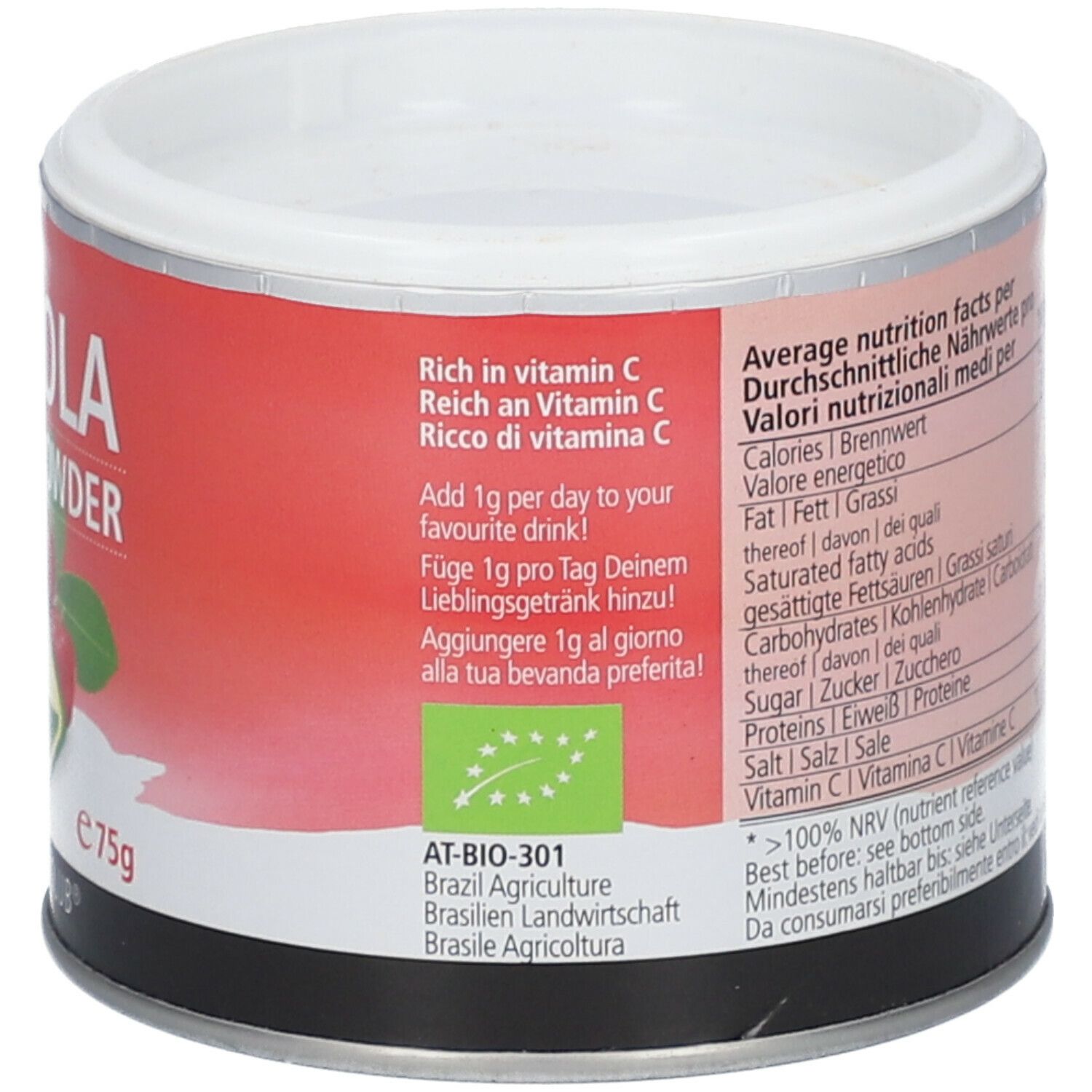 Fine Fruits Club Acerola Vitamin Pulver