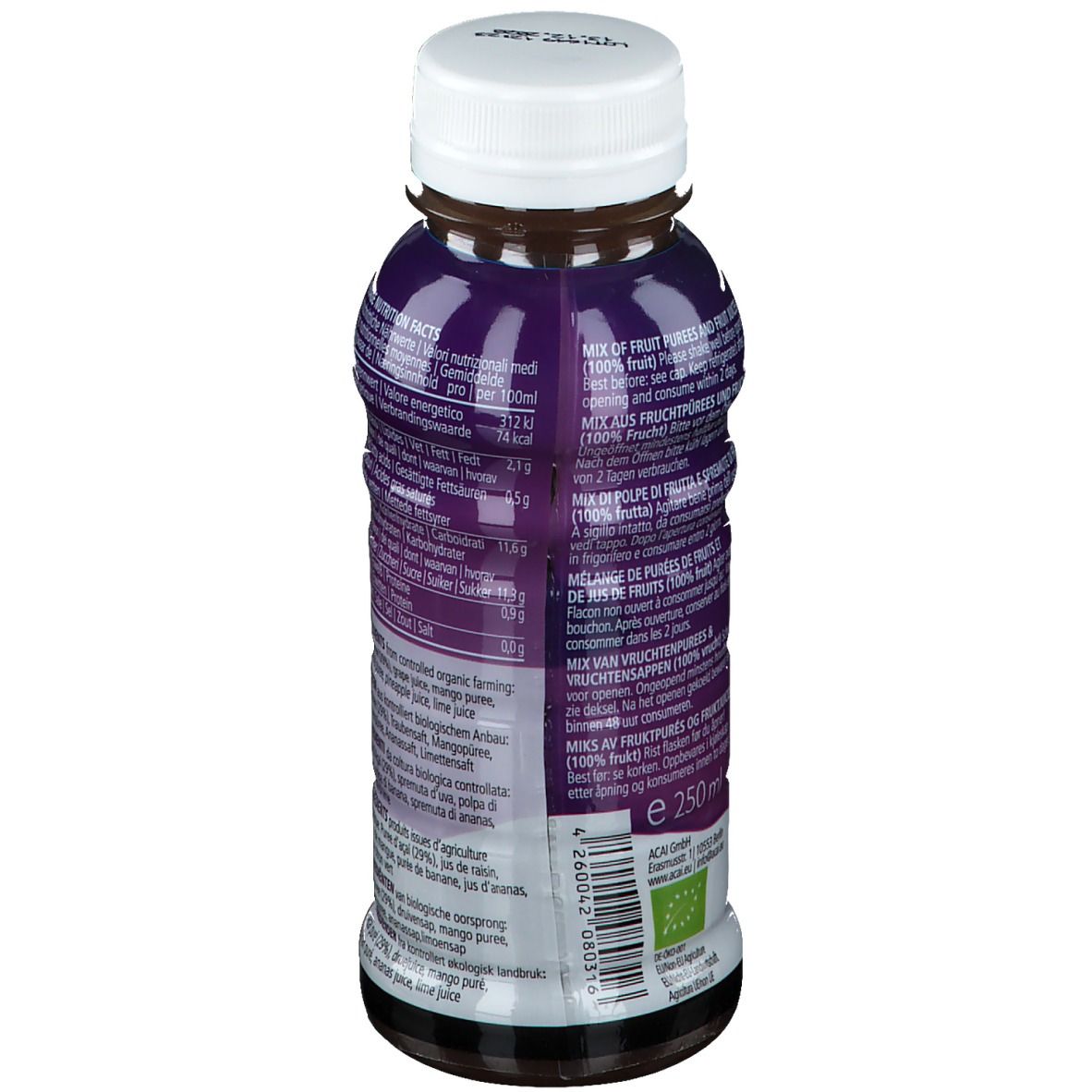 Fine Fruits Club Bio Acai Smoothie