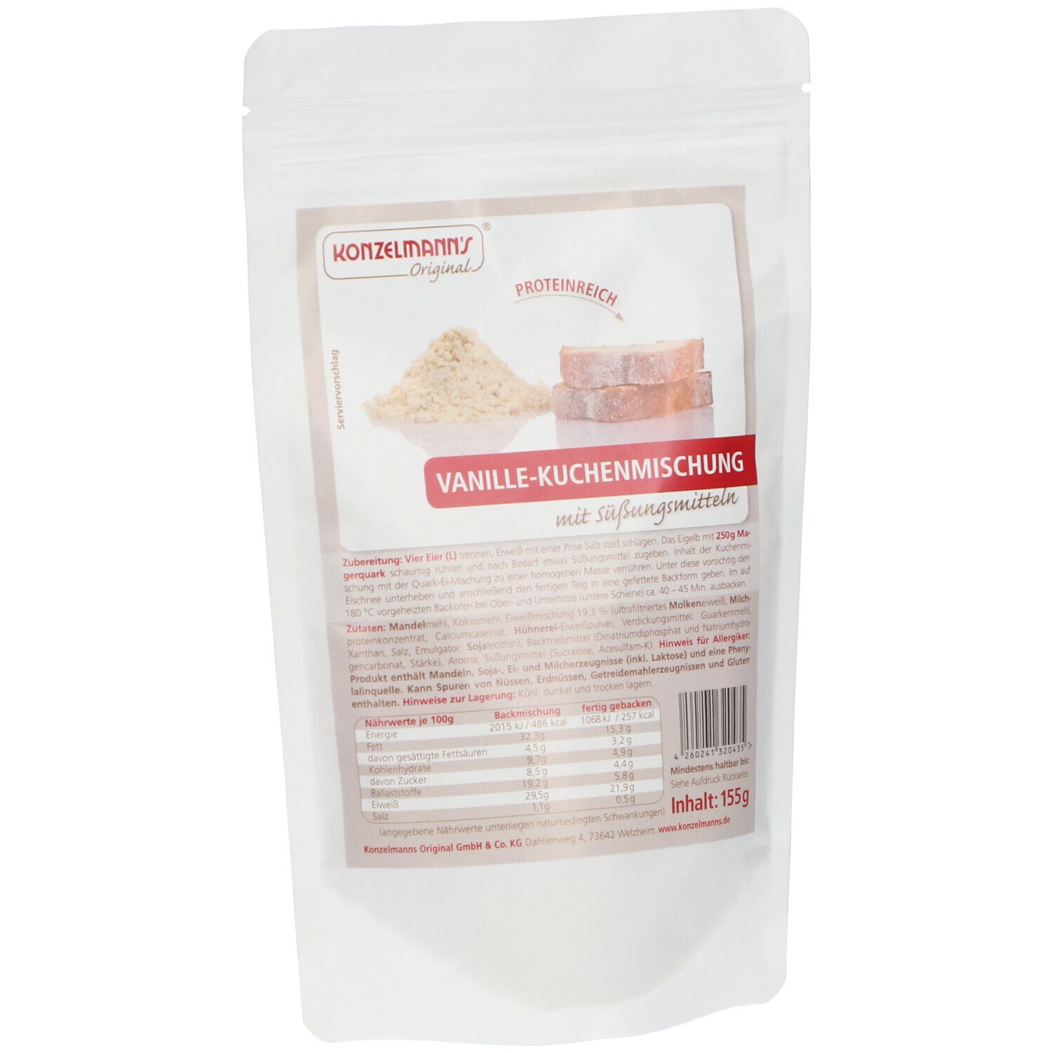 Konzelmanns Original Vanille Kuchenmischung