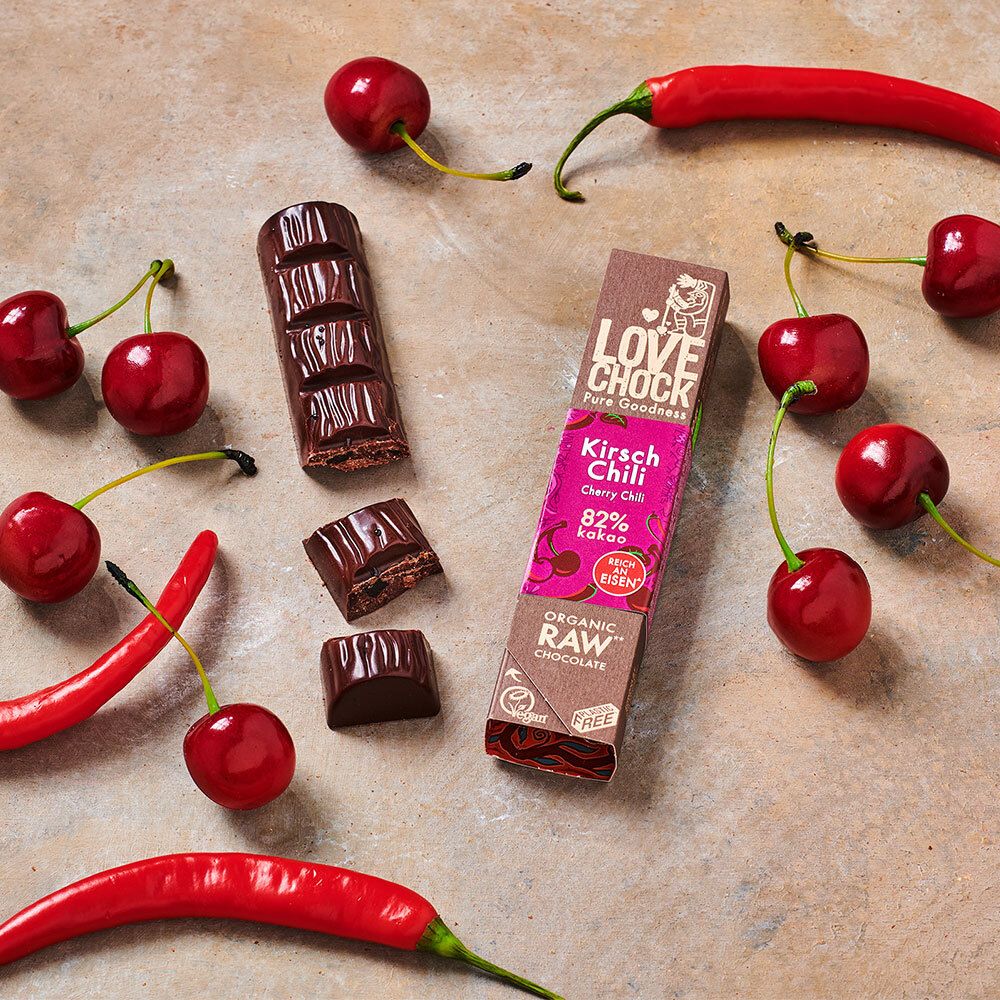 LOVECHOCK Kirsch-Chili 82% Kakao
