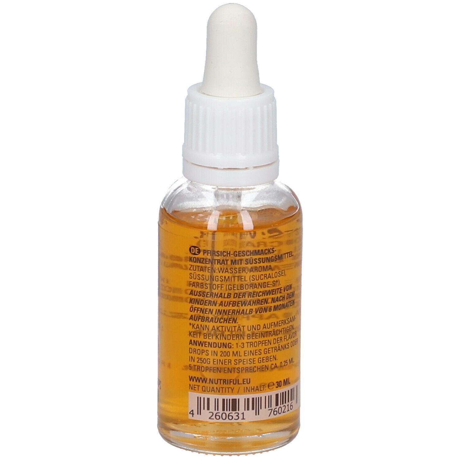 nutriful FLAVOR DROPS PFIRSICH