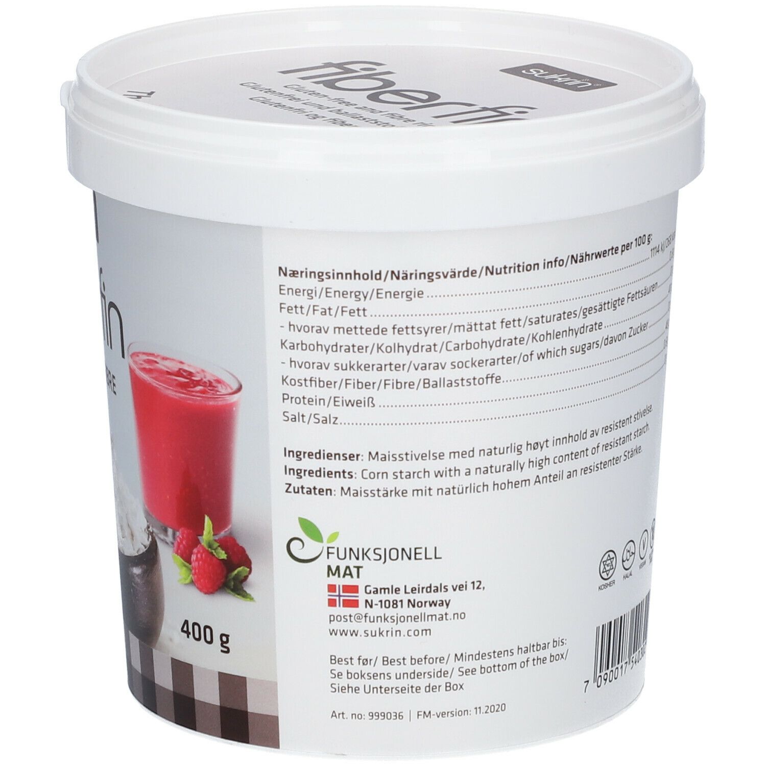 Sukrin FiberFin, Maisstärke