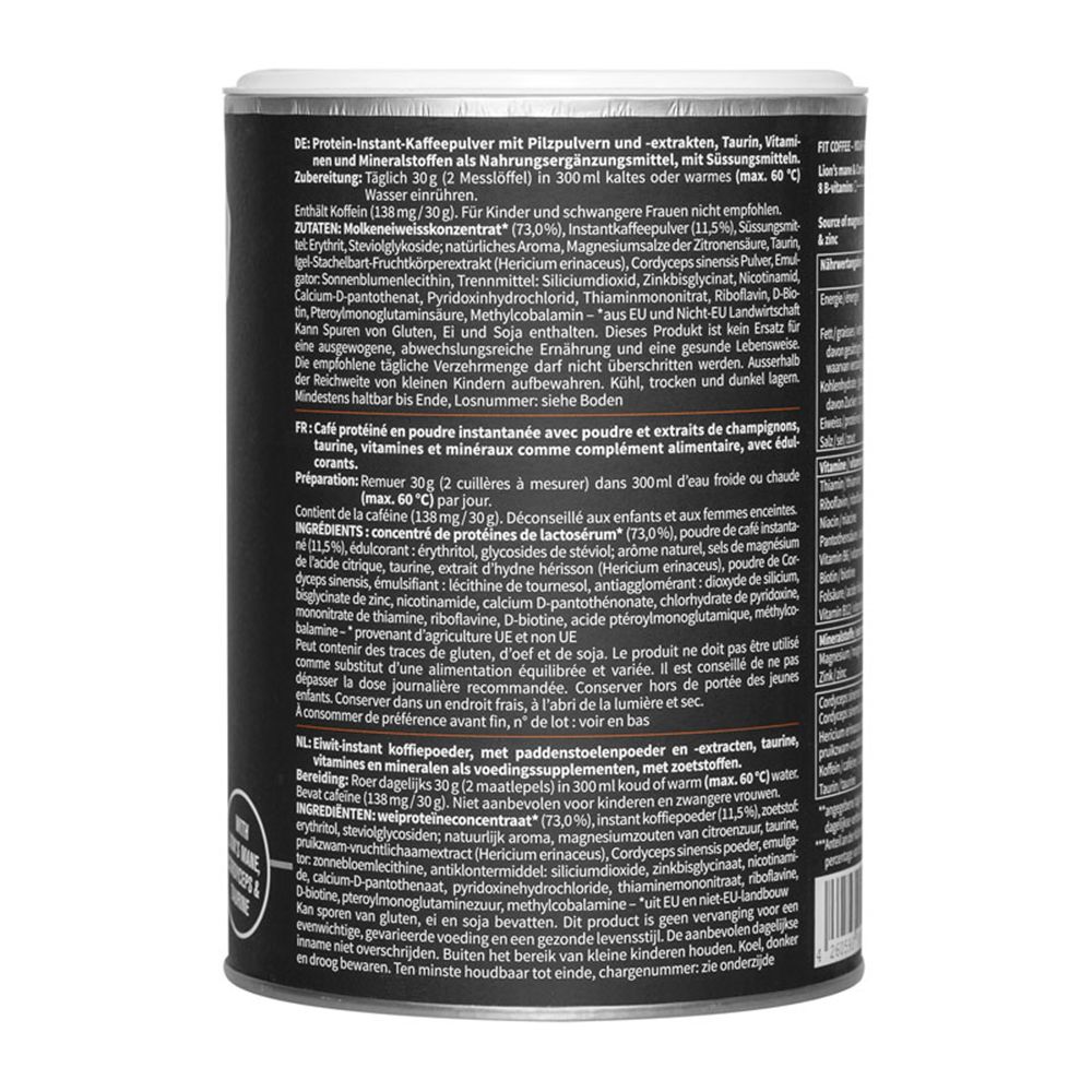 nu3 Fit High-Protein Mushroom Coffee