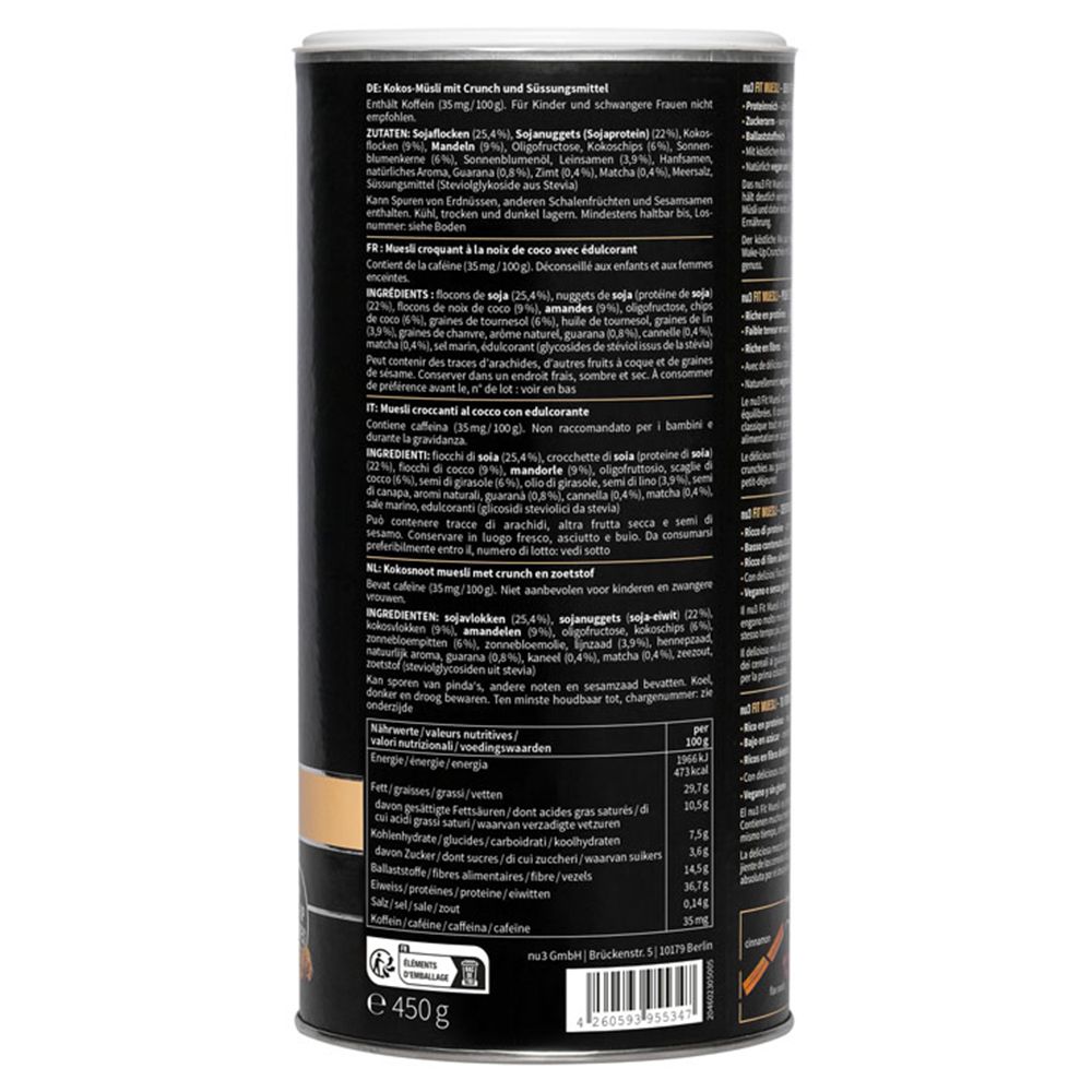 nu3 Fit Protein Müsli, Coconut Crunch