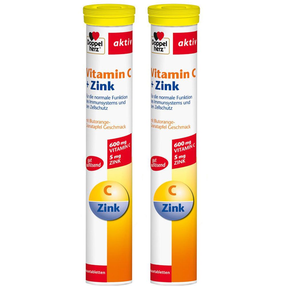 Doppelherz® aktiv Vitamin C + Zink Brausetabletten