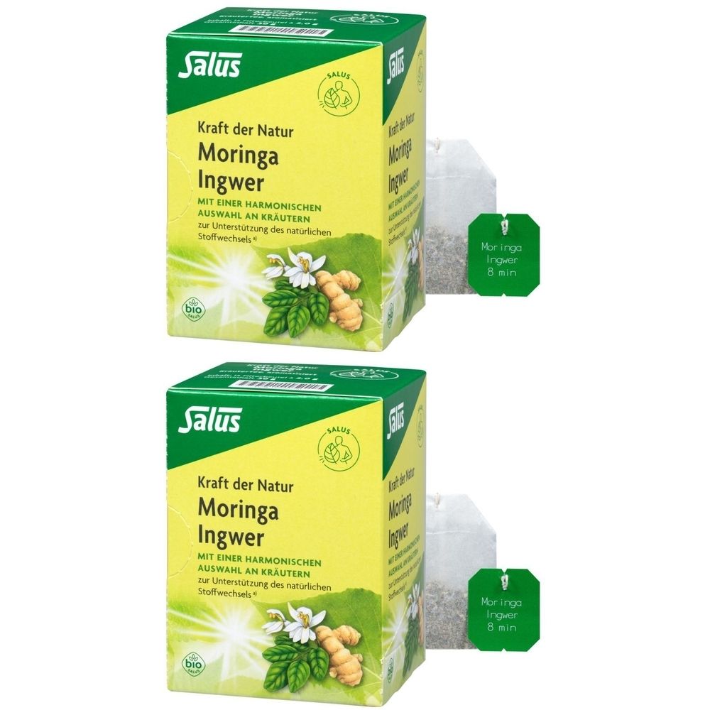 Salus Bio Moringa Ingwer, Kräutertee 2x15 St Tee