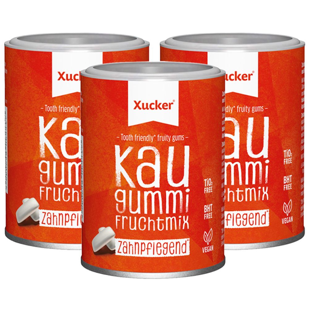 Xucker® Zahnpflegekaugummi Fruchtmix