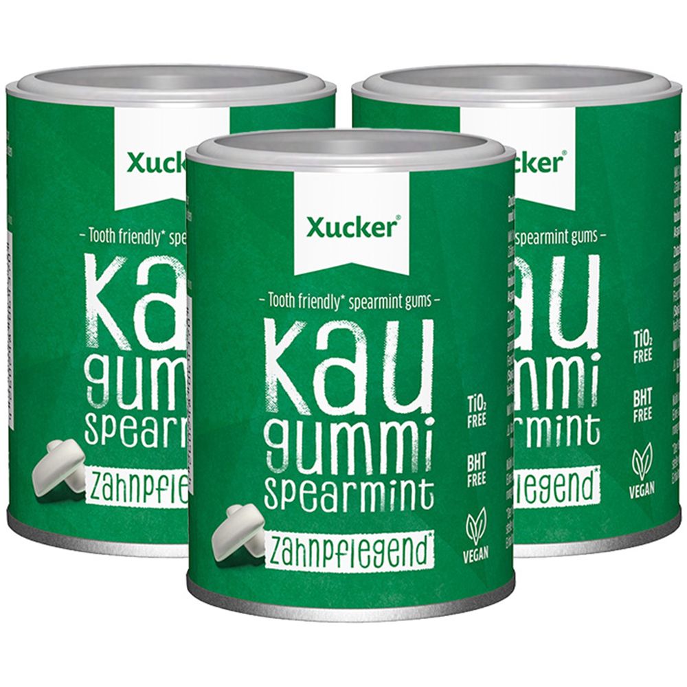 Xucker® Chewing-gum de soins dentaires à la menthe verte