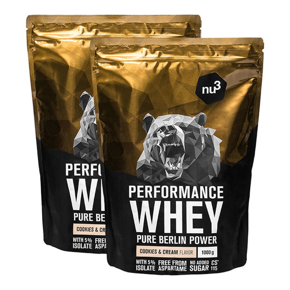 nu3 Performance Whey, Cookies-Cream - Proteinpulver