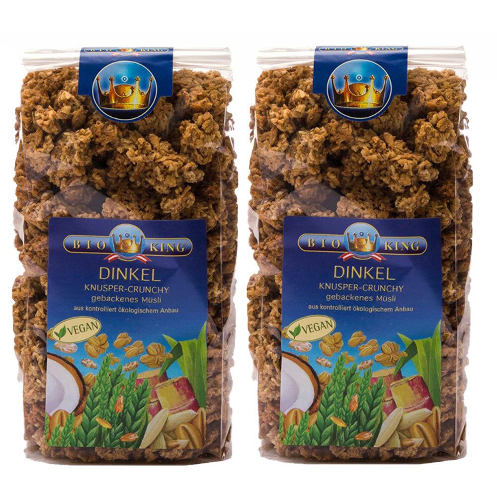 BIO KING DINKEL KNUSPER-CRUNCHY 2x375 g - Shop Apotheke BIO KING DINKEL KNUSPER-CRUNCHY 2x375 g - Shop Apotheke