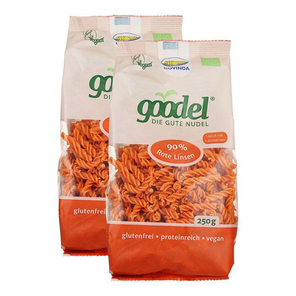 Govinda Bio Goodel Spirelli, rote Linsen