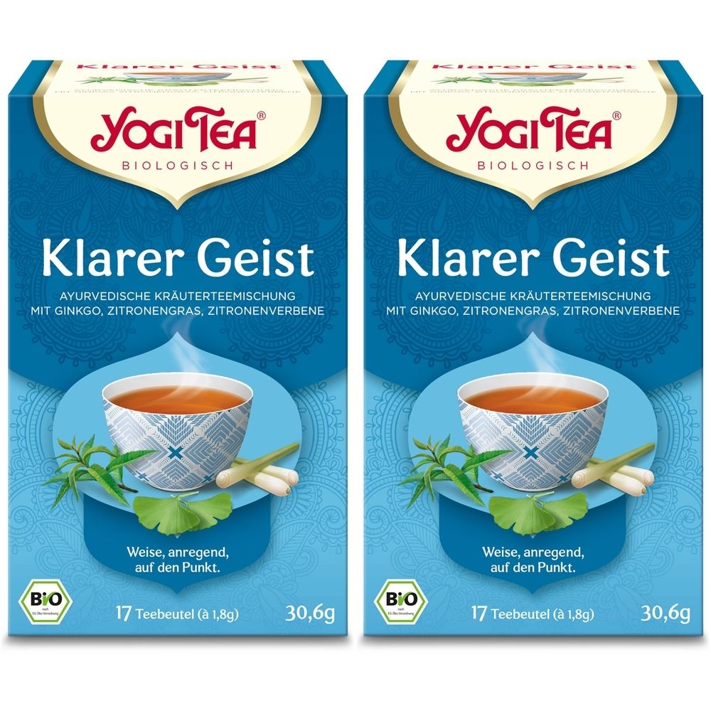 Yogi Tea Bio Klarer Geist 2x17 g Tee