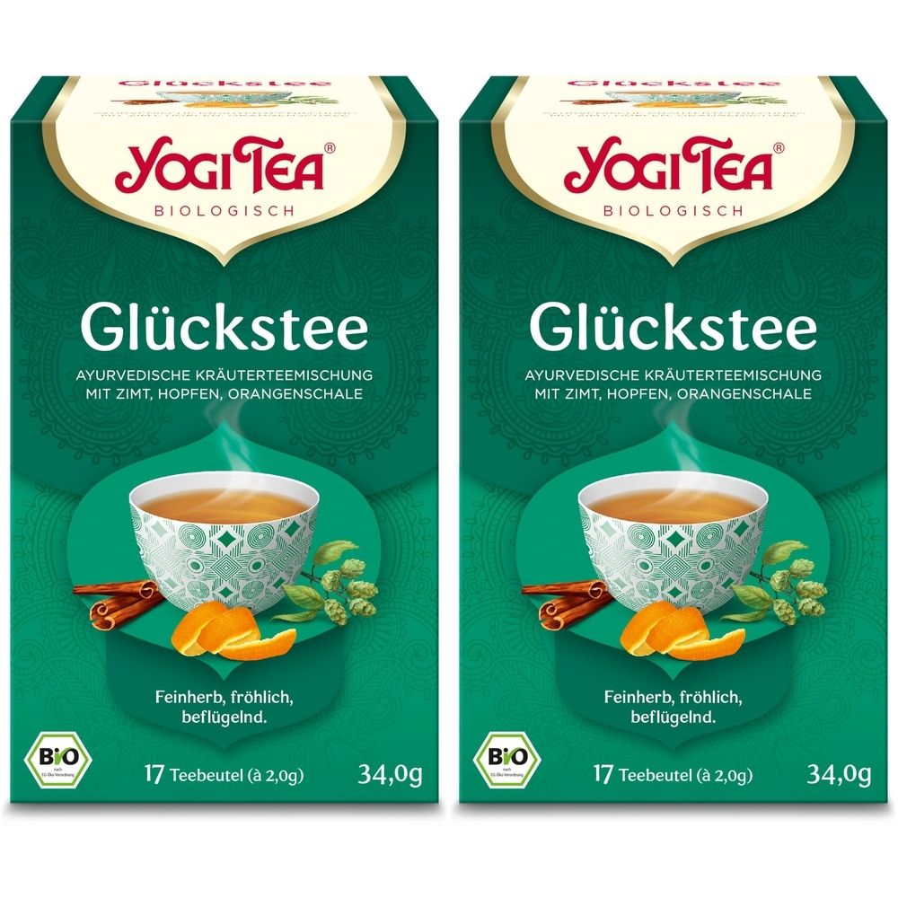 Yogi Tea Bio Glücks Tee 2x17 g