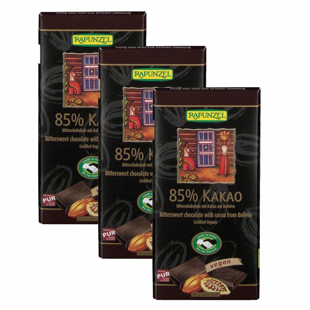 RAPUNZEL Bio 85 % Kakao Bitterschokolade