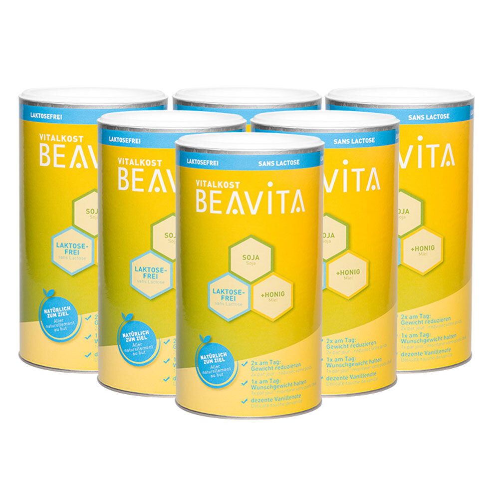 BEAVITA Vitalkost Laktosefrei 6x500 g