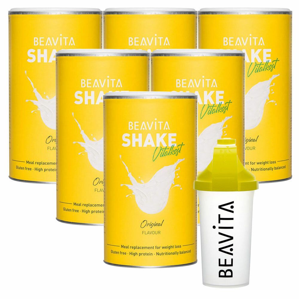 Beavita Vitalkost Original, Vanille + Beavita Slim Shaker
