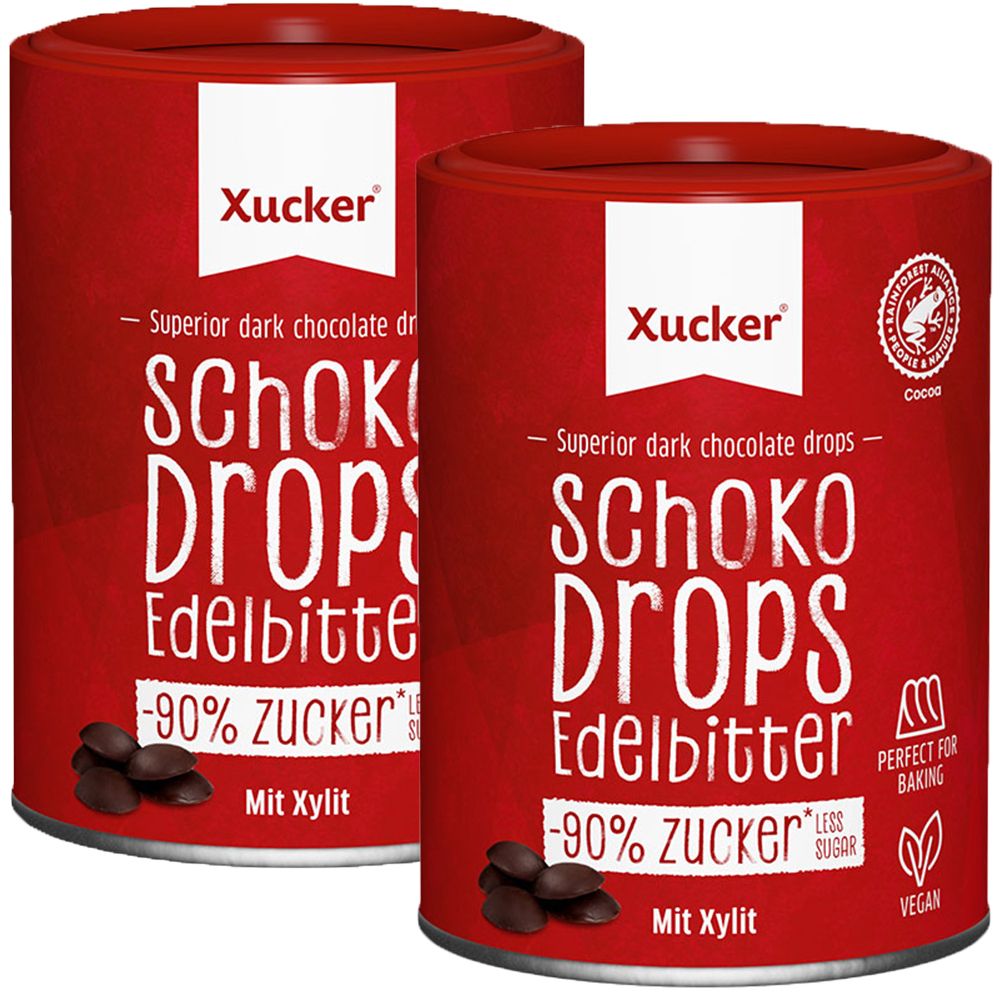Xucker® Schoko Drops EDELBITTER