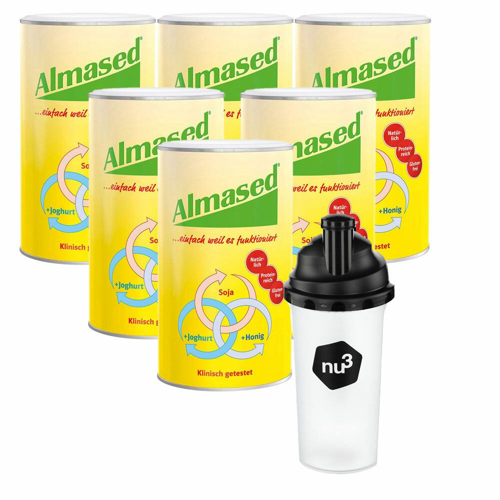 Almased Vital-Pflanzen-Eiweißkost + nu3 Shaker