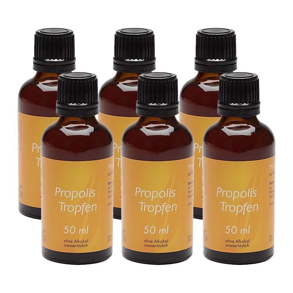 allcura Propolis Tropfen 6x50 ml