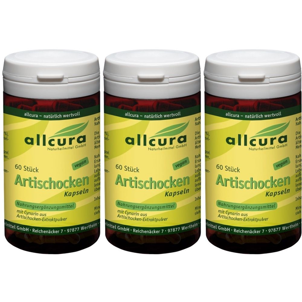 allcura Artischocken 3x60 St Kapseln
