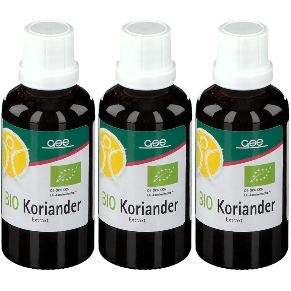 GSE Bio Koriander Extrakt 3x50 ml Konzentrat