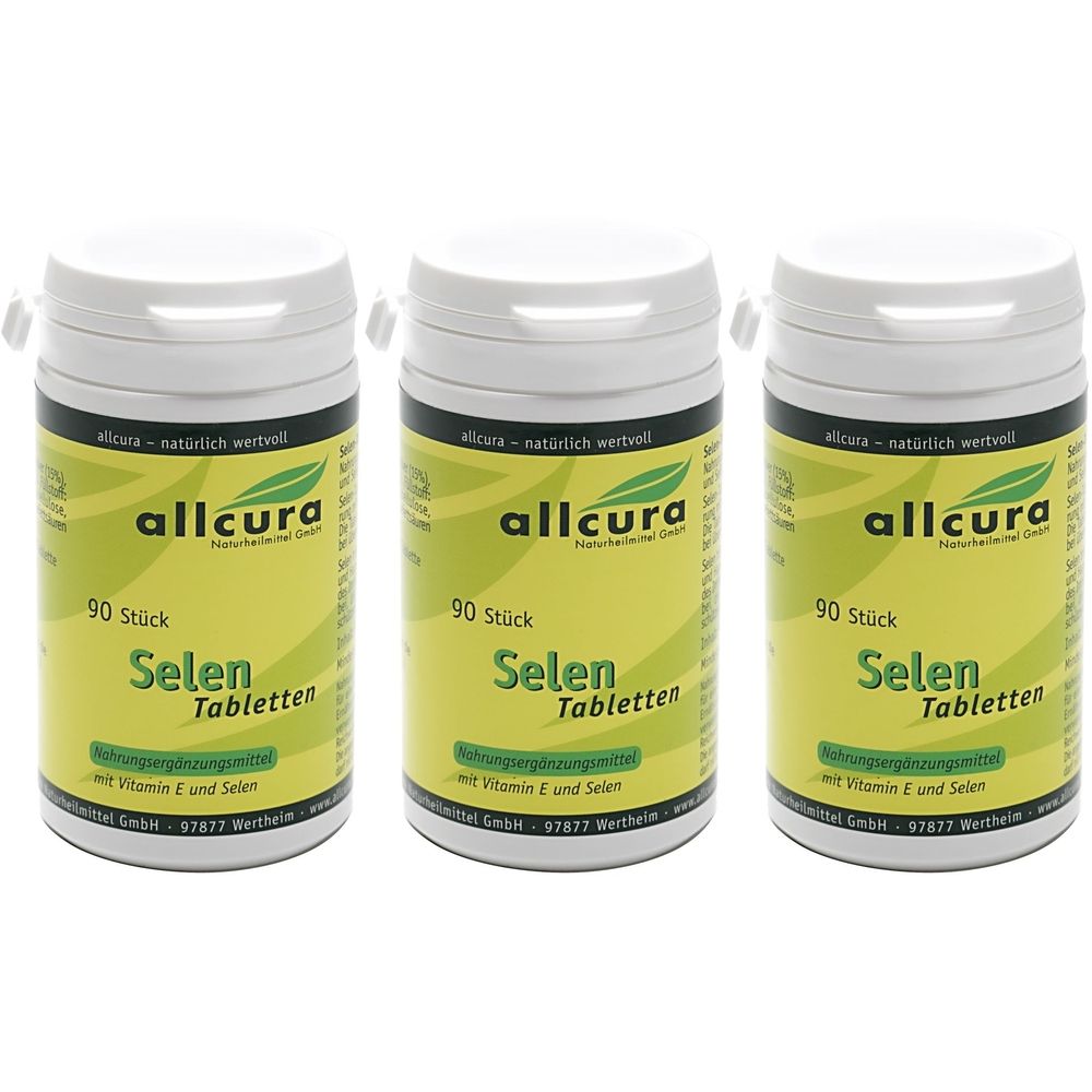 allcura Hefe-Selen 3x90 St Tabletten