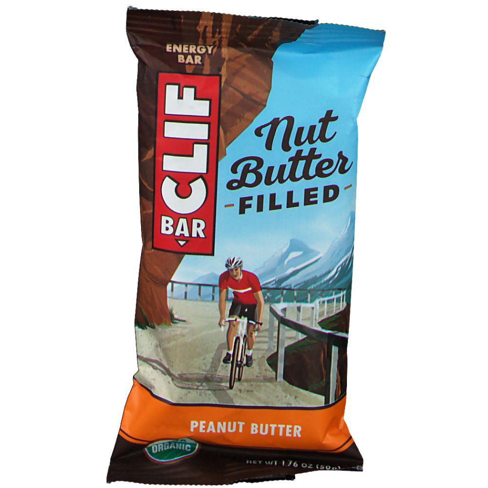 Clif Bar Bio Nut Butter Filled, Peanut Butter, Riegel 6x50 g