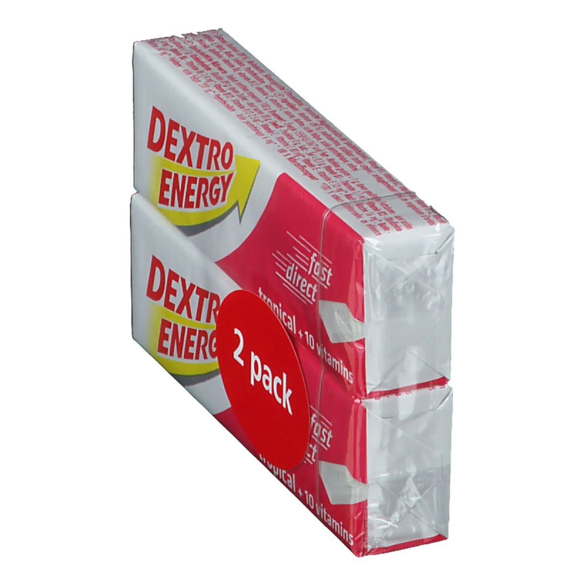 Dextro Energy Tropical + 10 Vitamine 2x14 Stk. 2x47 g Riegel