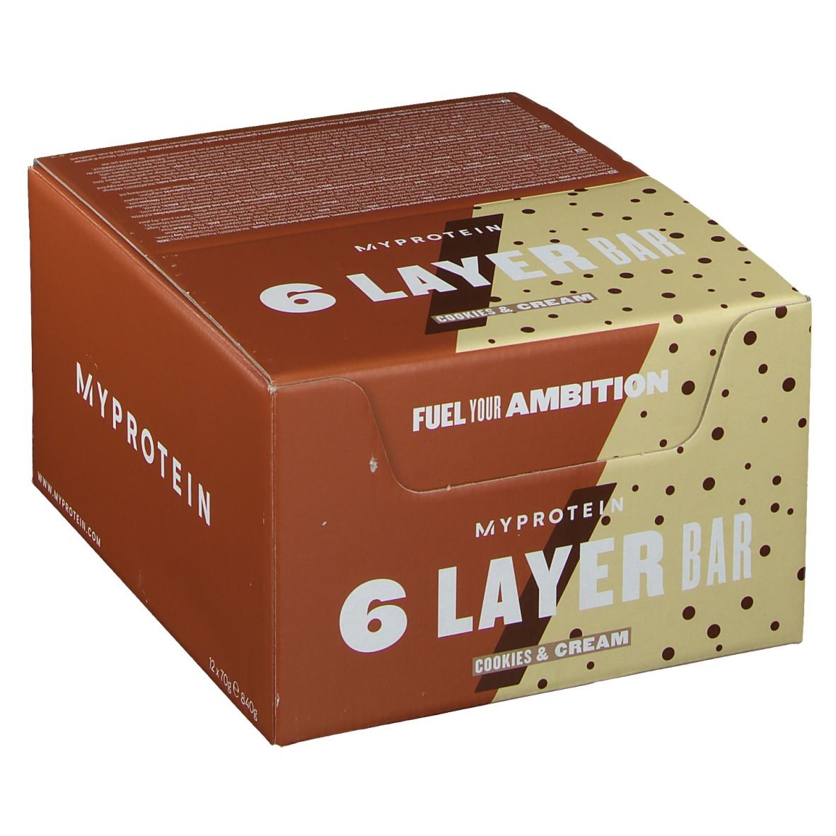 Myprotein 6 Layer Bar Cookies und Cream