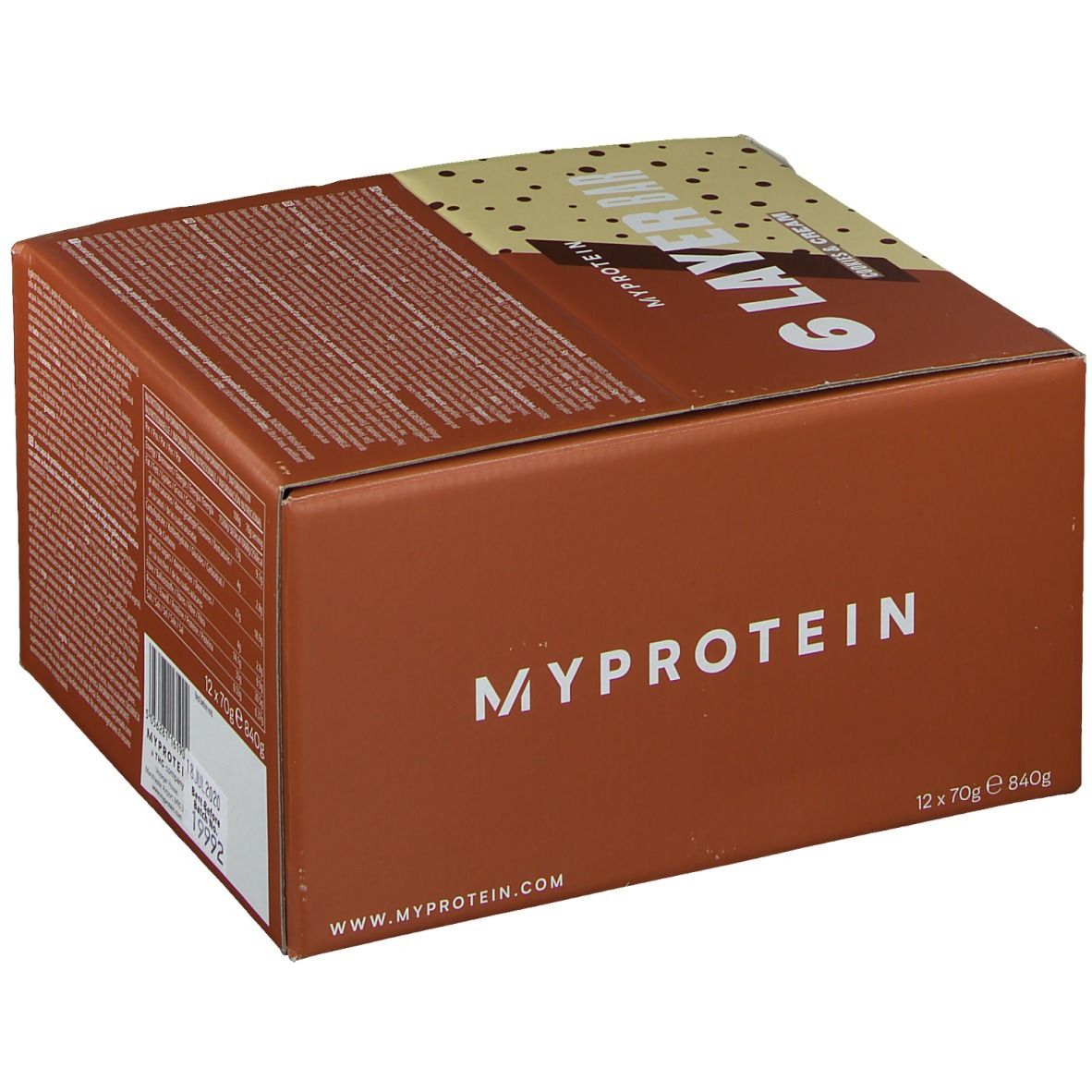 Myprotein 6 Layer Bar Cookies und Cream