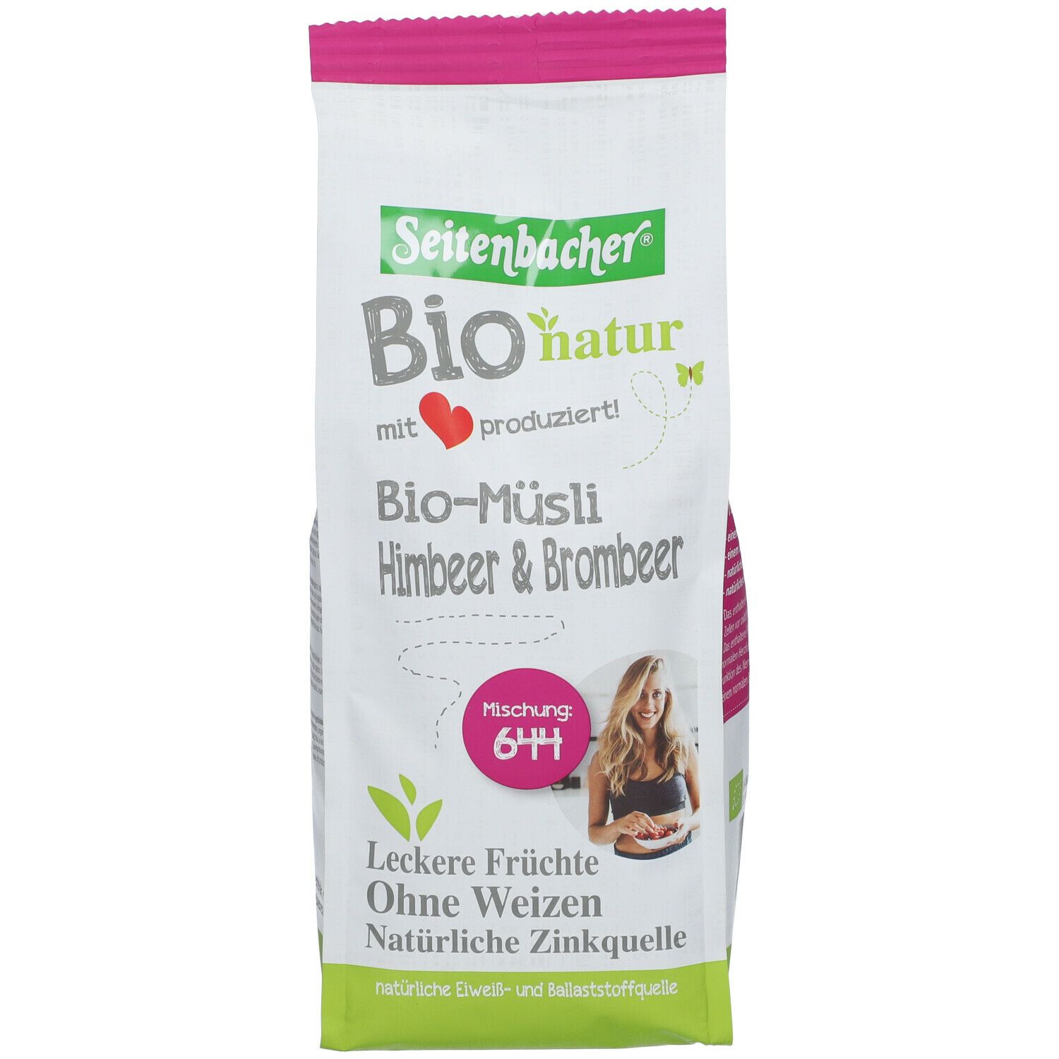Seitenbacher® Bio natur Bio Müsli Himbeer & Brombeer