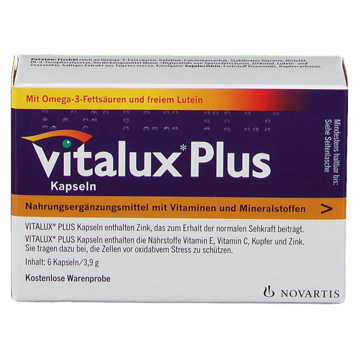 B. Vitalux Warenprobe 6 Kapseln
