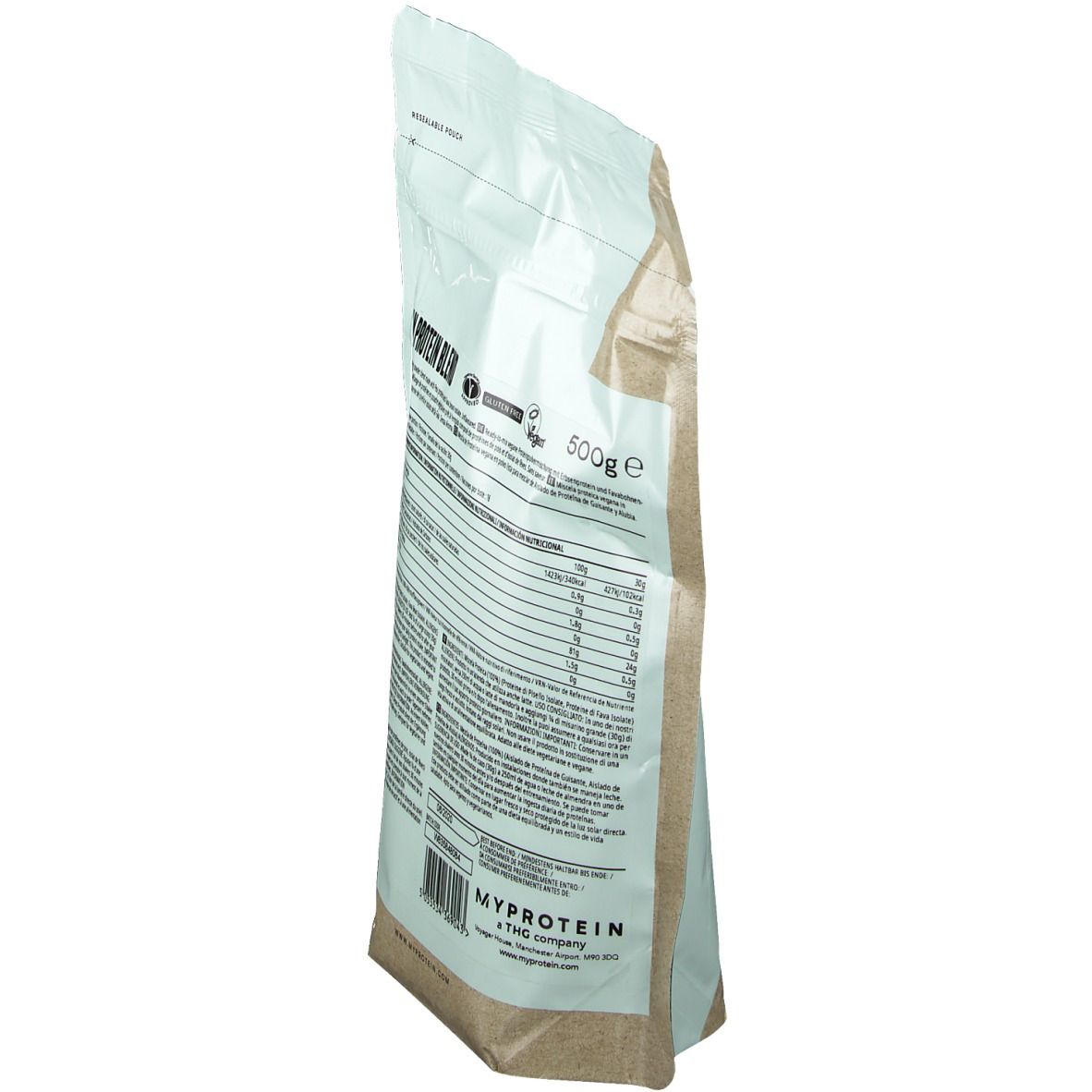 MyProtein Vegan Blend Unflavoured, Pulver