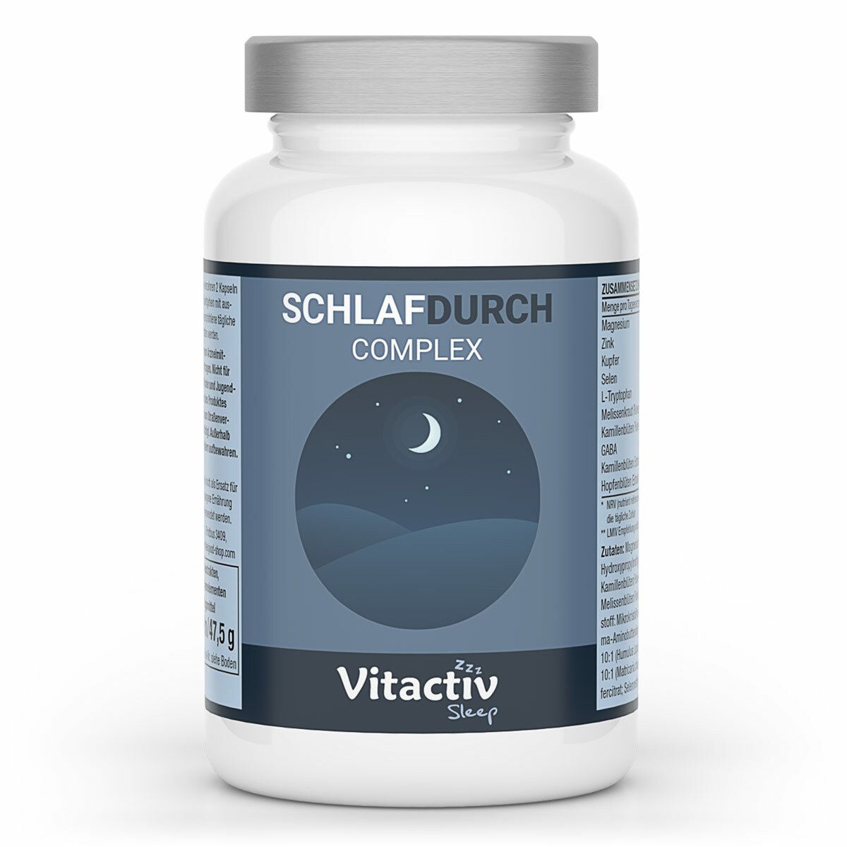 Vitactiv - Schlafdurch Komplex – Hormonfrei