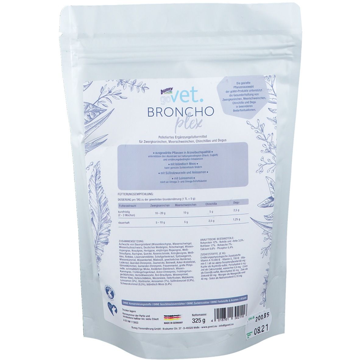 goVet BRONCHOplex Pellets 325 g