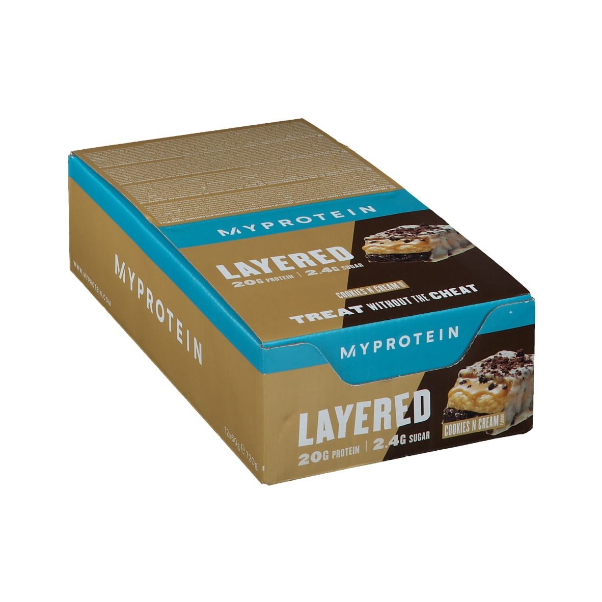 MyProtein Layered Protein Bar Cookies & Cream