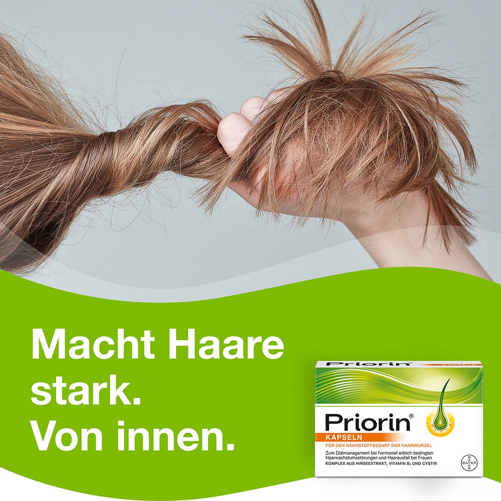 Priorin® Haarpflege-Set: bei hormonell erblich bedingtem Haarausfall bei Frauen