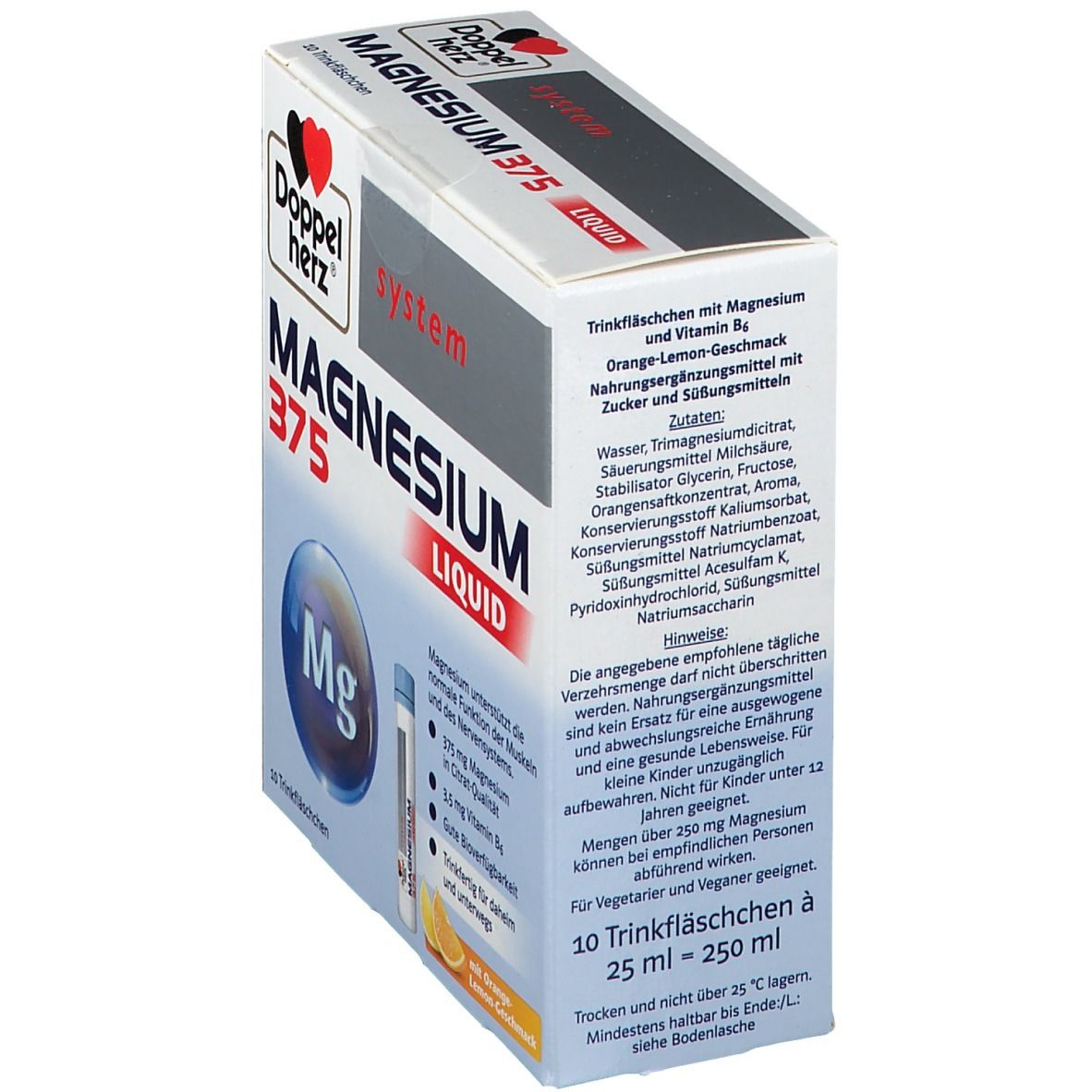 B. Doppelherz System Magnesium Liquid 10 X 25 Ml 10x25 Ml - SHOP APOTHEKE